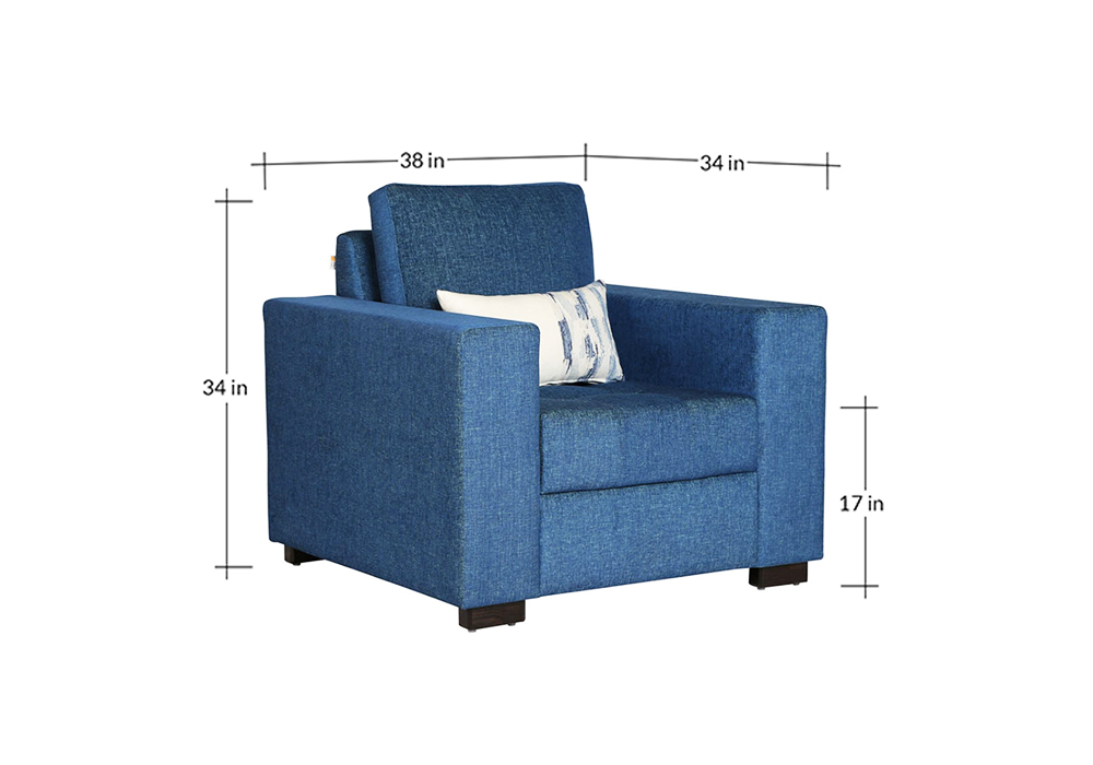 Nd1 Sofa With Cushions In Blue