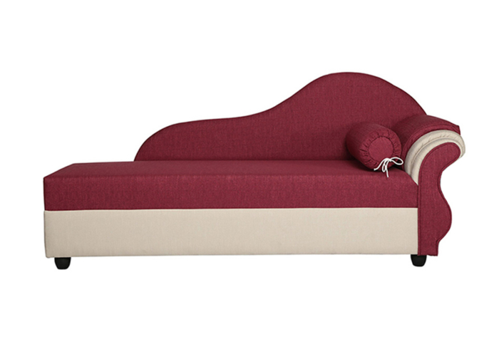 Cindrella-Chaise-LHS-Beige-and-Magenta-Colour-spns-furniture